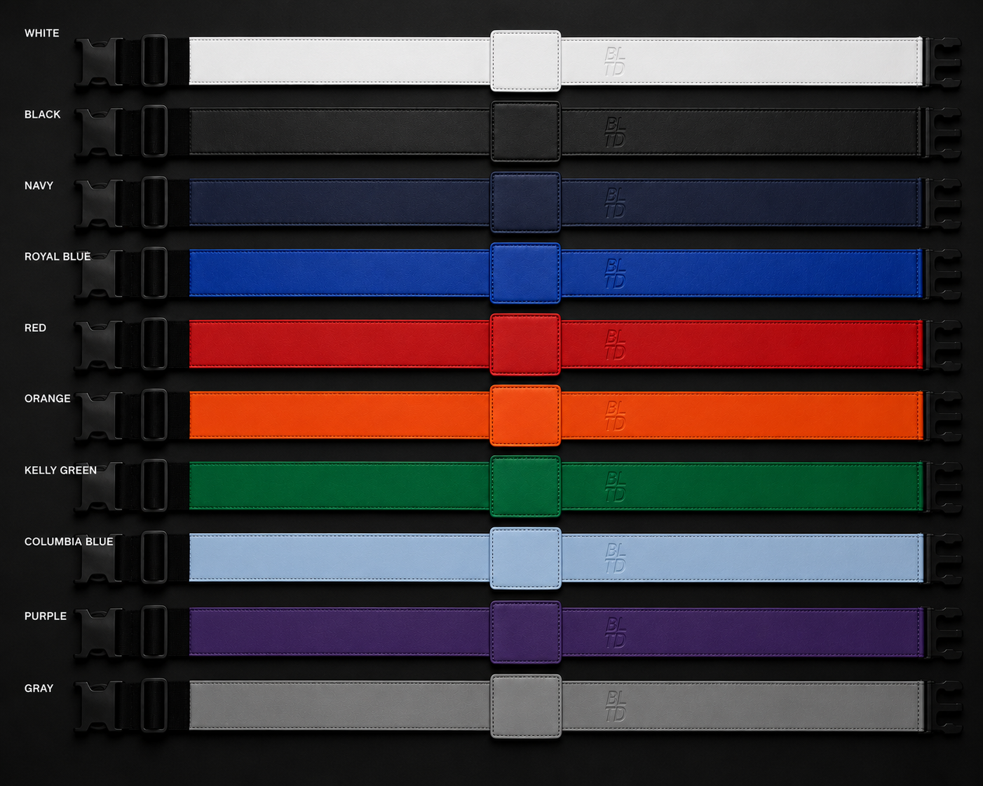 Complete BELTD color collection