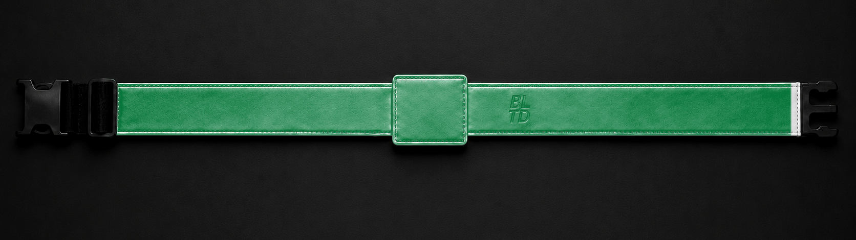 Kelly green BELTD belt